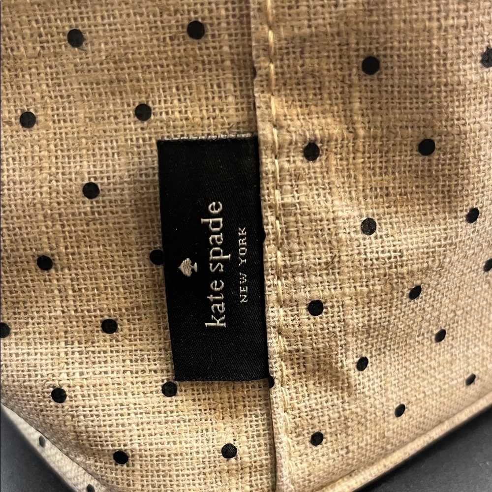 Kate Spade Beige and Black Dot Bag - Picture 3 of 7